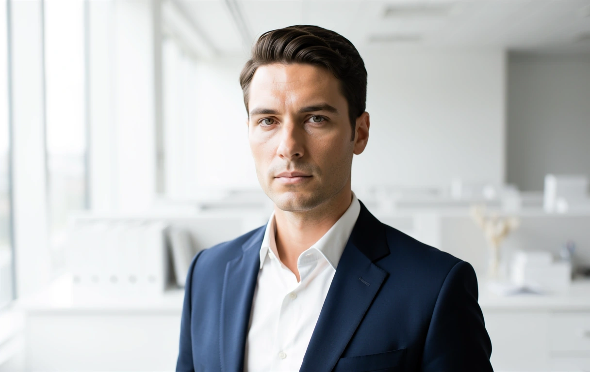 Profesional dengan penglihatan yang tajam